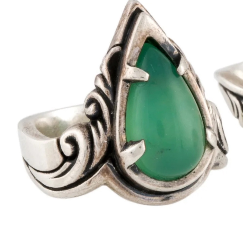 King Baby Studio Chrysoprase & Sterling Silver Ring